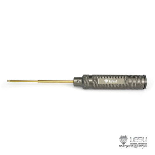 Metal Spare Part Screw Driver Tool for LESU Tamiya 1/14 RC Tractor Truck Trucks Excavator Loader Tipper Trailer 1.5/2.0/2.5/3.0MM