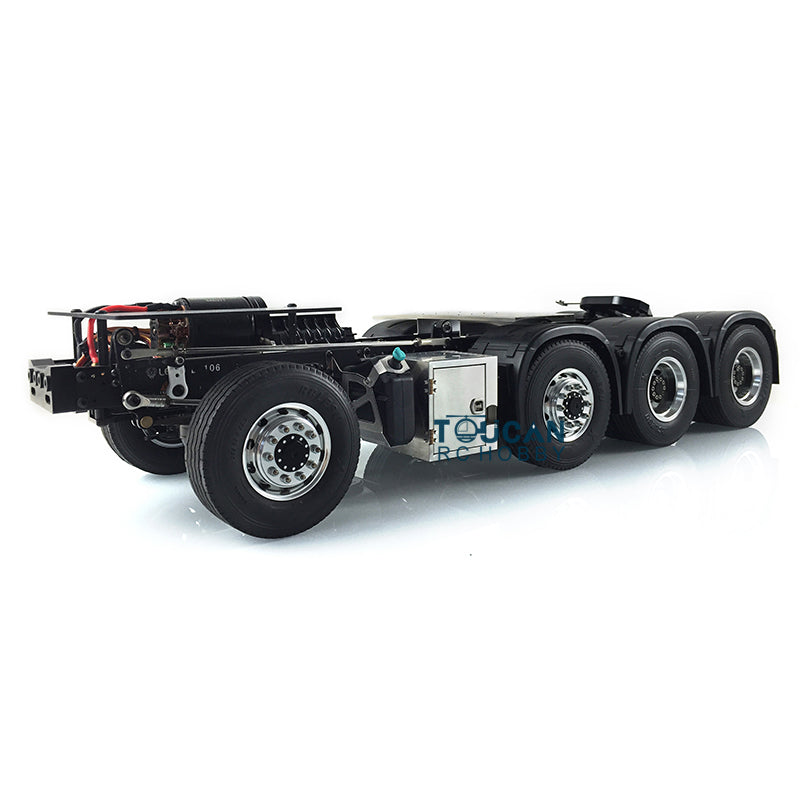 LESU 8x8 1/14 Metal Chassis RC Tractor Truck DIY 3363 56348 1851 3-Speed Transmission with 1/2 transfer case LED Light Sound