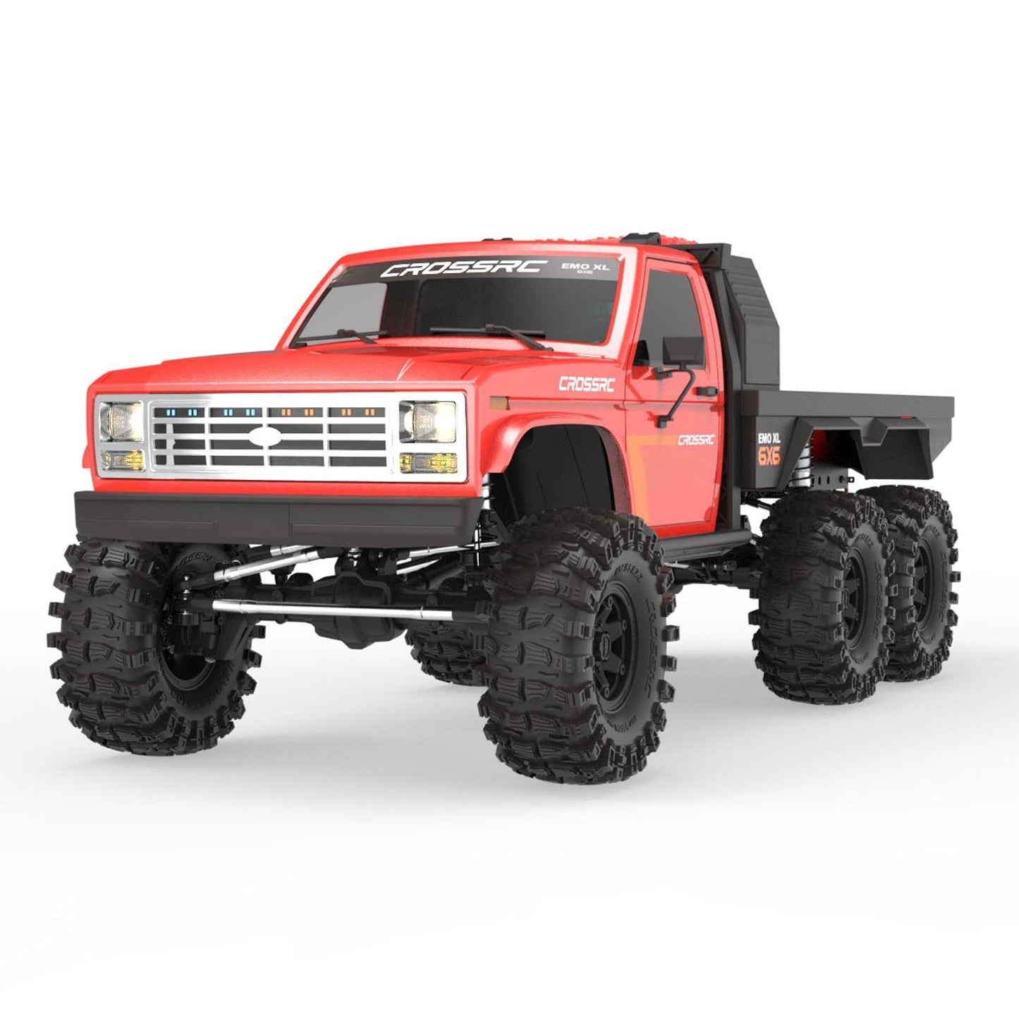 CORSSRC EMO XL 1/8 6WD 6x6 RC Crawler Car Radio Control Off-road Hauler 775*302*288mm Vehicles DIY Model 2-speed Transmission