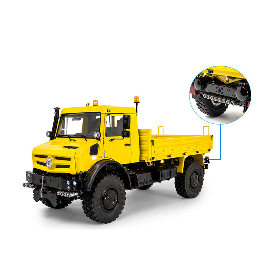 LESU U4023 Metal 1/14 Hydraulic RC Off Road Car AWD Remote Control All Terrain Vehicle Light Truck Model Wheel Hub Reduction