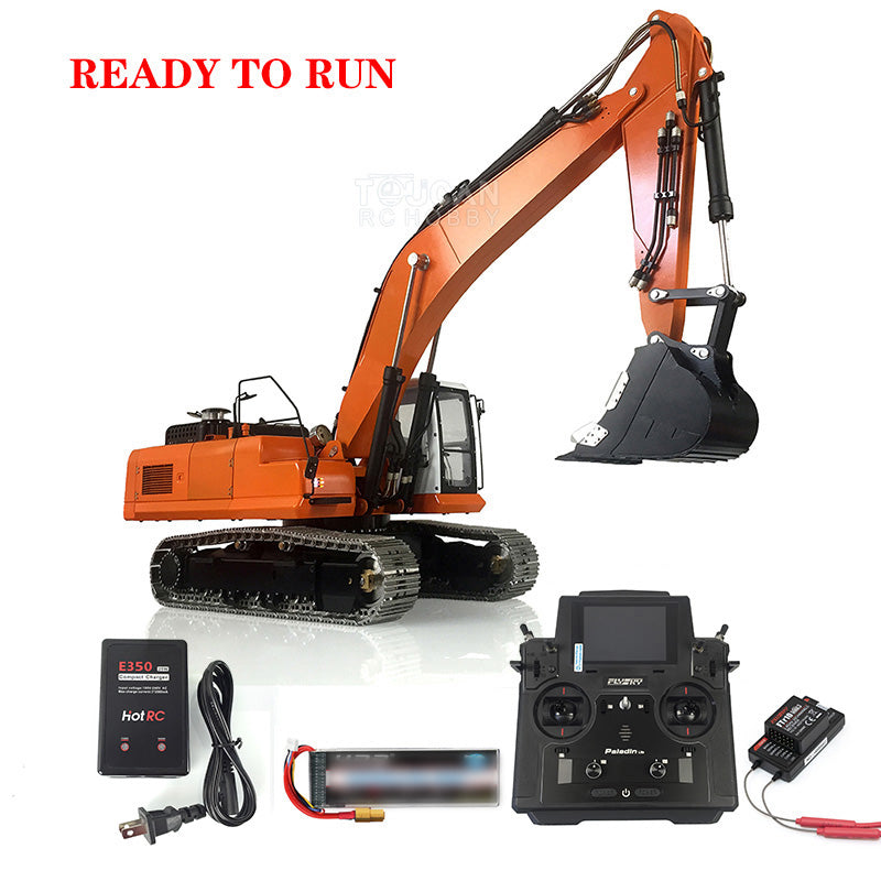 1/14 Metal LESU RC Hydraulic Excavator PC360 AC360 Radio Control Diggers RTR/KIT Versions DIY Painting Customized Hobby Model