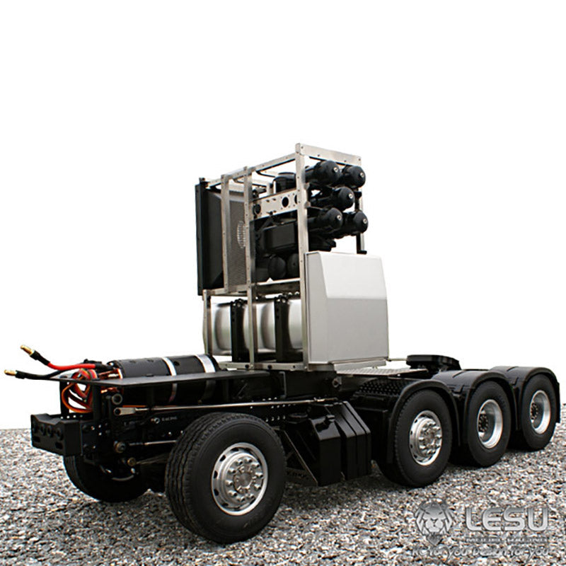 LESU 1:14 8*8 Metal 3363 RC Tractor Truck Radio Controlled Assembled Chassis Motor Servos DIY Cars Construction Vehicle Simulation