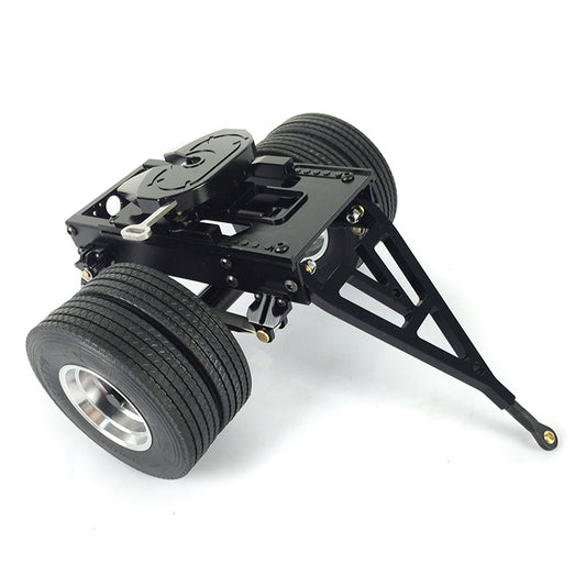 US STOCK LESU Metal Trailer 25.5*18.2*14CM for 1/14 RC TAMIYA Tractor Truck Car DIY