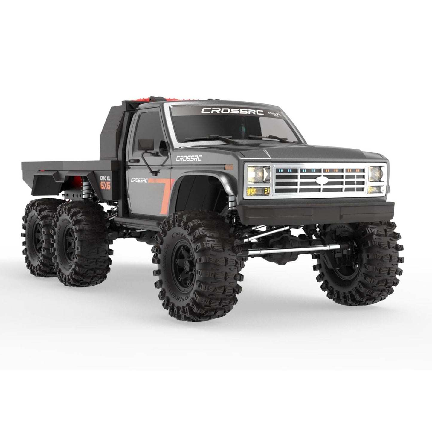 CORSSRC EMO XL 1/8 6WD 6x6 RC Crawler Car Radio Control Off-road Hauler 775*302*288mm Vehicles DIY Model 2-speed Transmission