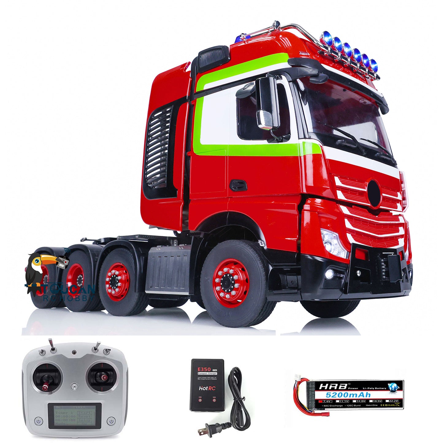 LESU 1/14 8*8 Metal Chassis with Painted and Assembled Cabin RC Tractor Trucks Radio Controlled Car Model Equipment Rack