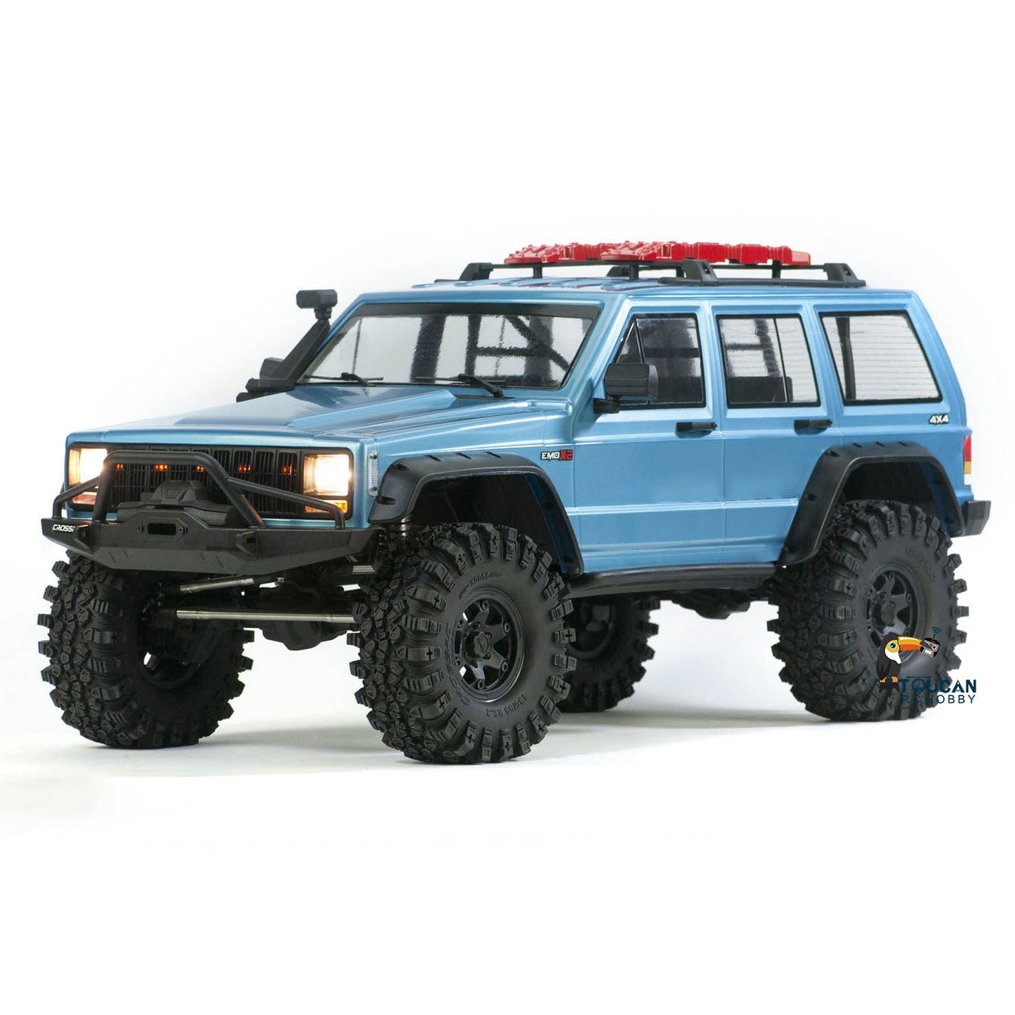 CROSSRC EMOX2 4WD 4X4 1/8 RC Off-road Vehicles Remote Control Crawler Emulated Car Painted Hobby Model Motor ESC Servo