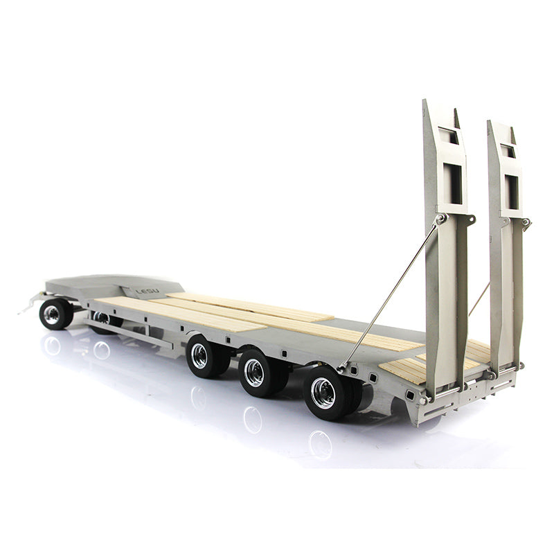US STOCK Metal Trailer Plate 887.6*190*78MM for LESU TAMIYA 1/14 RC Truck Model Car