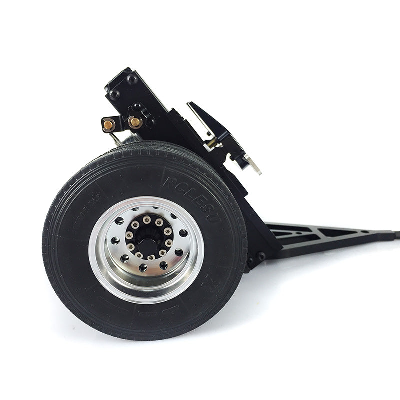 US STOCK LESU Metal Trailer 25.5*18.2*14CM for 1/14 RC TAMIYA Tractor Truck Car DIY
