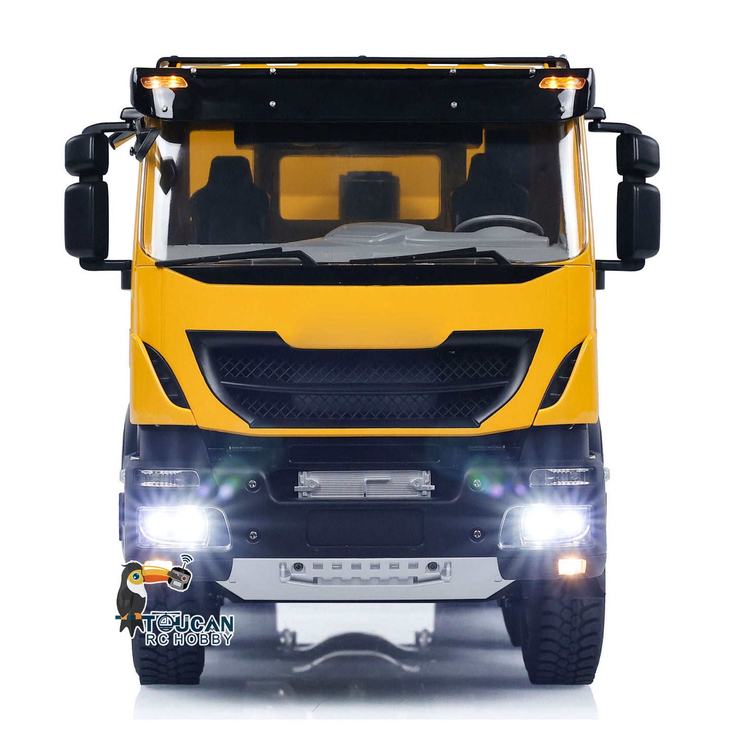 1/14 Metal RC Hydraulic 8x8 Tipper Truck Front View