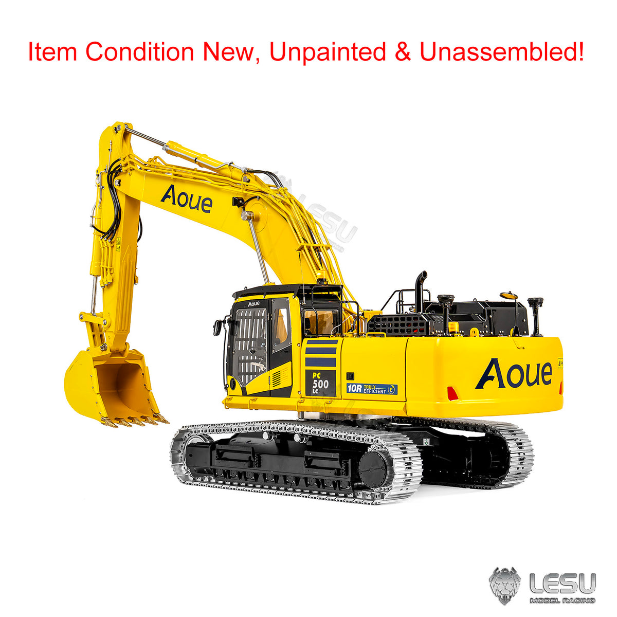 LESU Aoue PC500 1/14 Metal RC Hydraulic Tracked Excavator B0019 KIT 7Ways Valve Digger 3-4MPA Pump Light DIY Model