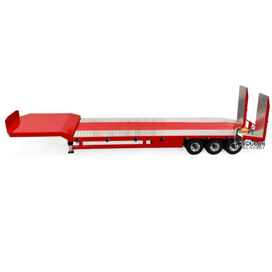 1/14 Metal Semi-Trailer for RC Tractor Radio Control Simulation Car Electric Lifting Legs Tailboard DIY Hobby Models