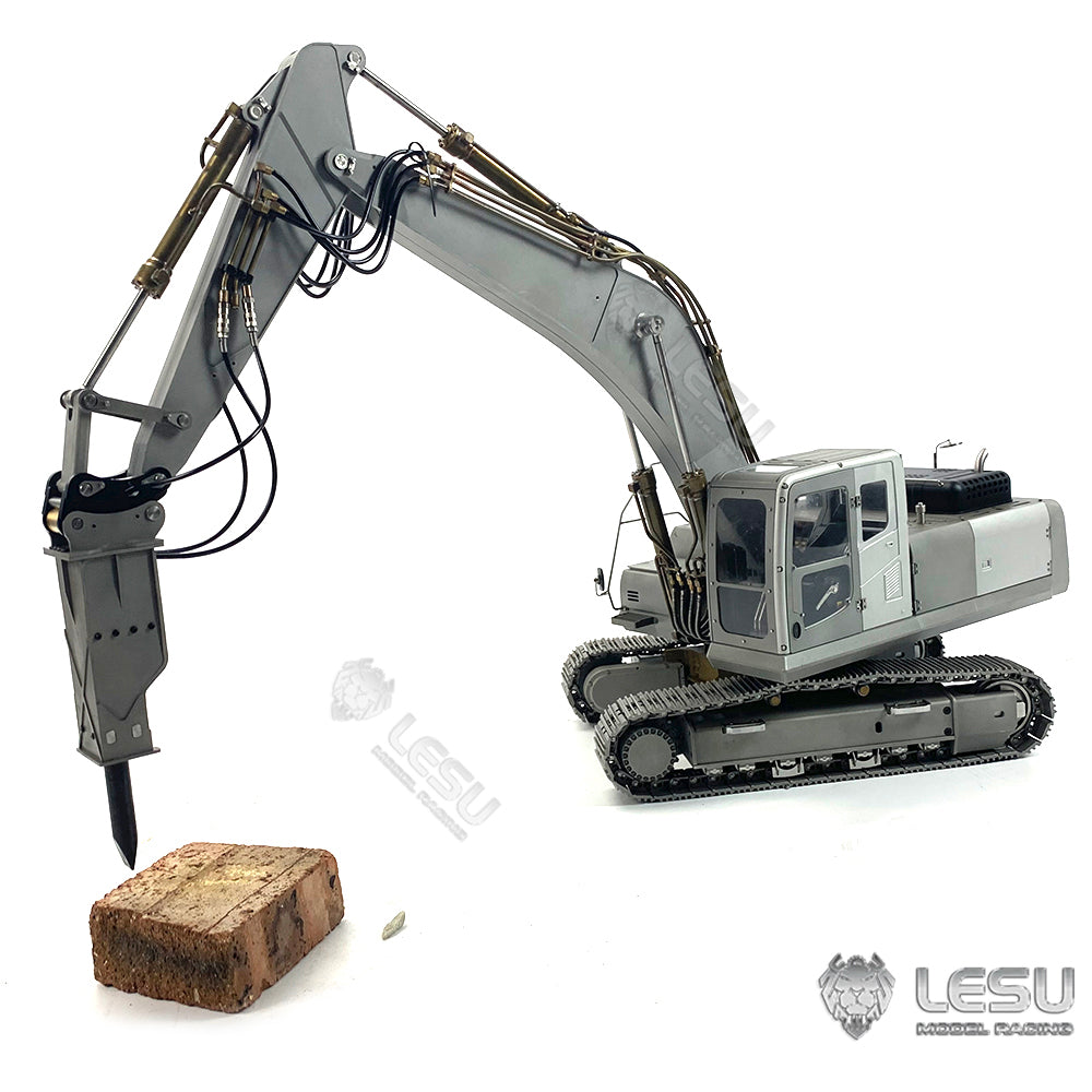 LESU Metal Hammer for 1/14 Hydraulic RC Excavator Remote Controlled Digger Hobby Models AC360 ET26L ET30H Shovel Parts DIY