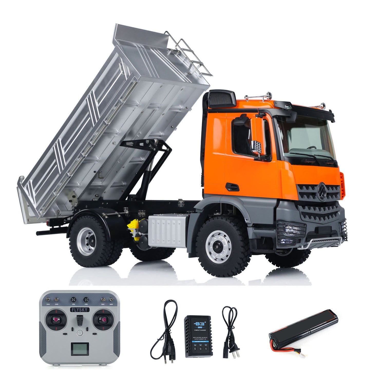 US STOCK 1/14 Kabolite 5701 RC Dump Truck 4x4 Remote Control Dumper Car Sound Light Model