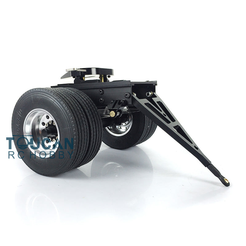 LESU Metal Trailer 25.5*18.2*14CM for 1/14 RC TAMIYA Tractor Truck Car DIY