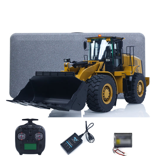 Fast Shipping HUINA K966 KABOLITE 2.4G 1/16 Hydraulic RC Loader Car Model 7500mAh Battery