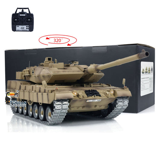 Tongde 1/16 RC Infrared Battle Tank German Leopard2A7 Electric Radio Control Military Vehicle  Painted Assembled Optional Version