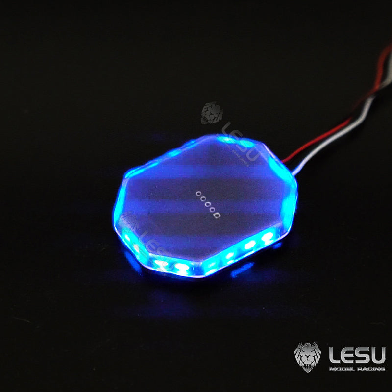 LESU Roof Caution Light Bule Warning LED For 1/14 TAMIYA RC Truck Tractor Dumper