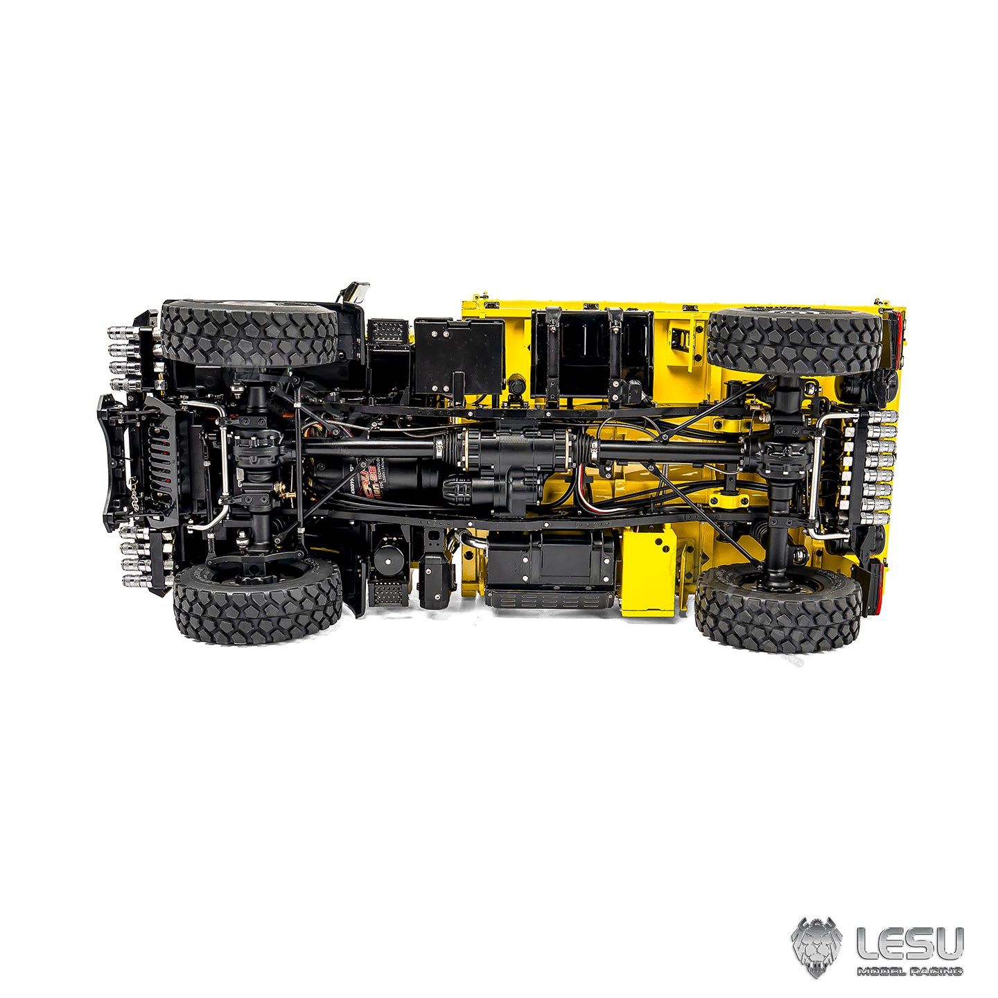RTR LESU U4023 MT44023 1/14 Metal Hydraulic RC Off Road Car ATV Light Truck Model Light Sound System Axle Lock Flysky PL18EVLite