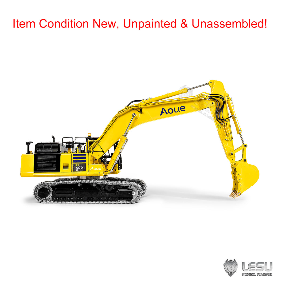 LESU Aoue PC500 1/14 Metal RC Hydraulic Tracked Excavator B0019 KIT 7Ways Valve Digger 3-4MPA Pump Light DIY Model