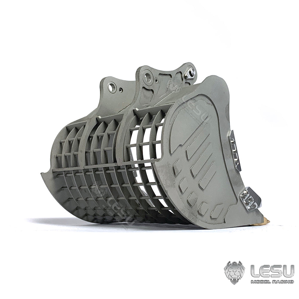 LESU Metal Grille Narrow Bucket for 1/14 ET35 RC Hydraulic Excavator Radio Controlled Digger Vehicle Simulation Accessories