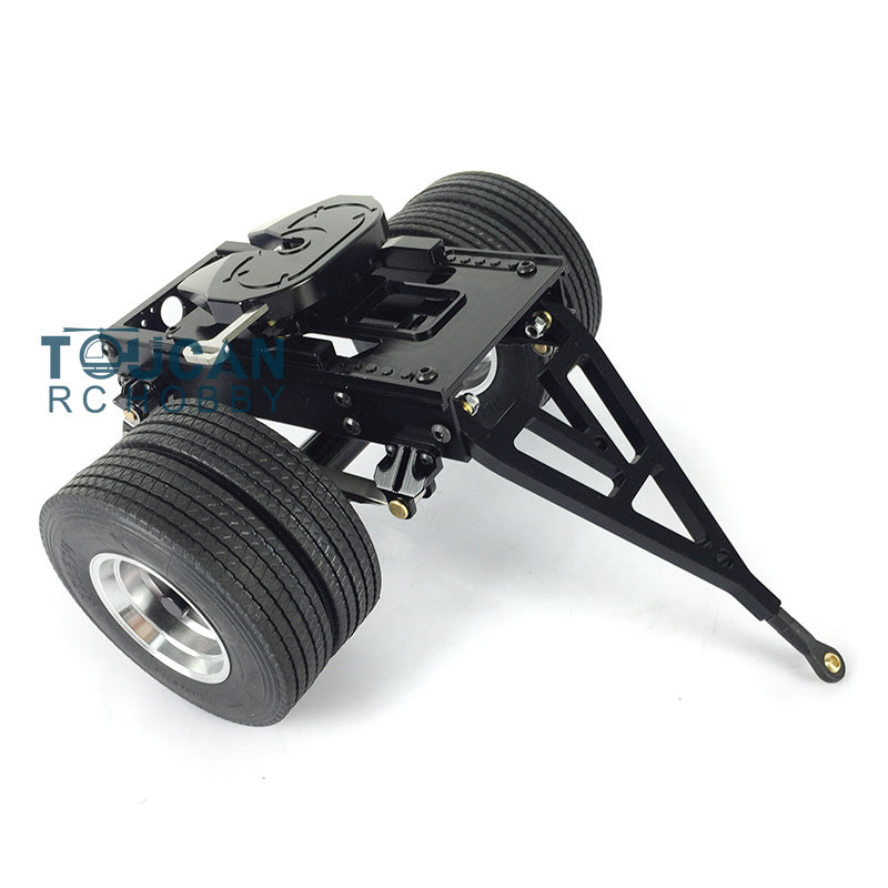LESU Metal Trailer 25.5*18.2*14CM for 1/14 RC TAMIYA Tractor Truck Car DIY