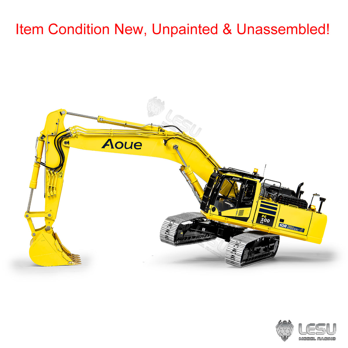 LESU Aoue PC500 1/14 Metal RC Hydraulic Tracked Excavator B0019 KIT 7Ways Valve Digger 3-4MPA Pump Light DIY Model