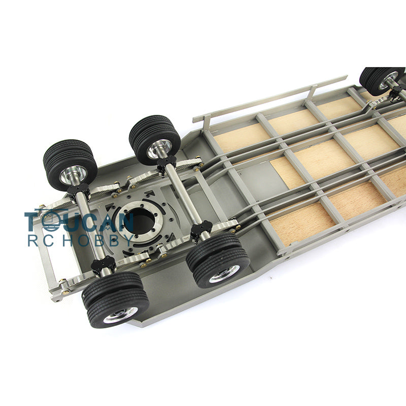LESU Metal Trailer Plate 887.6*190*78MM for 1/14 Remote Control Tractor Truck DIY Cars RC Vehicles Dumper Hobby Models
