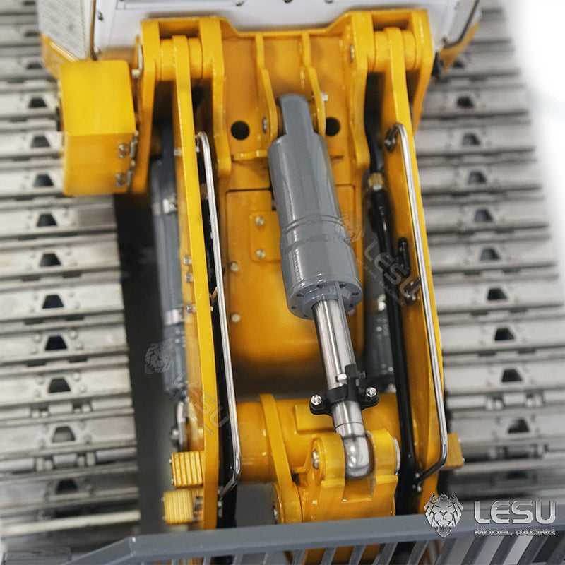 LESU 1/14 636 Hydraulic Construction Vehicles Radio Controlle Track Loader Light Sound Motor Metal Openable Closable Bucket