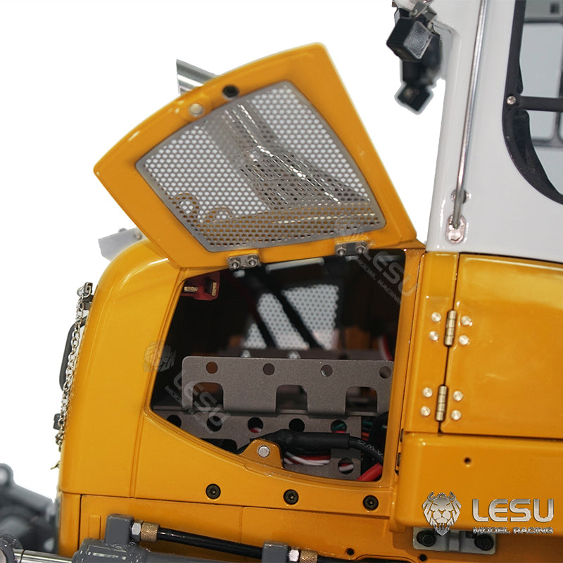 LESU 1/14 636 Hydraulic Construction Vehicles Radio Controlle Track Loader Light Sound Motor Metal Openable Closable Bucket