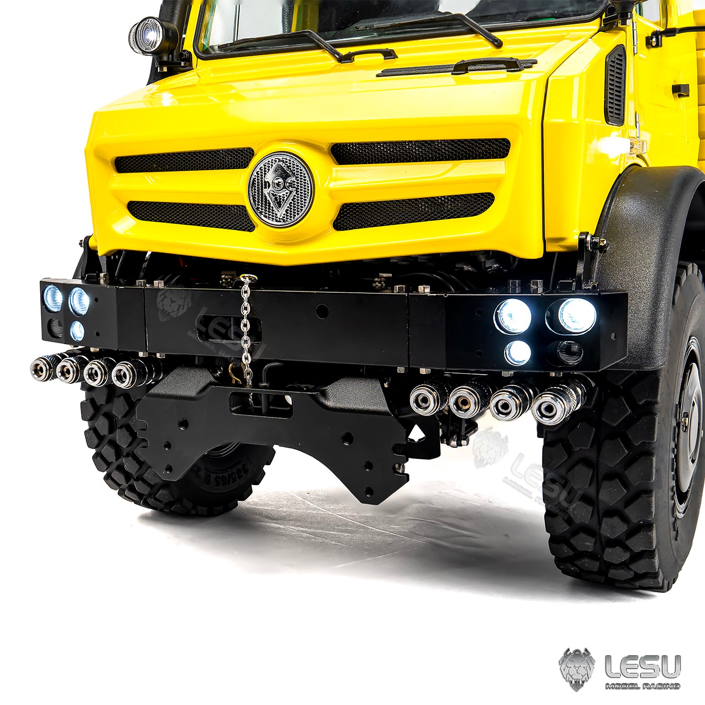 RTR LESU U4023 MT44023 1/14 Metal Hydraulic RC Off Road Car ATV Light Truck Model Light Sound System Axle Lock Flysky PL18EVLite