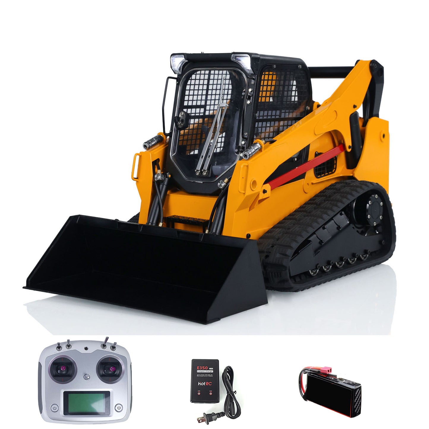 Fast Shipping 1/14 SM770 Hydraulic RC Loader Skid-Steer RTR Remote Control Tracked Car Model