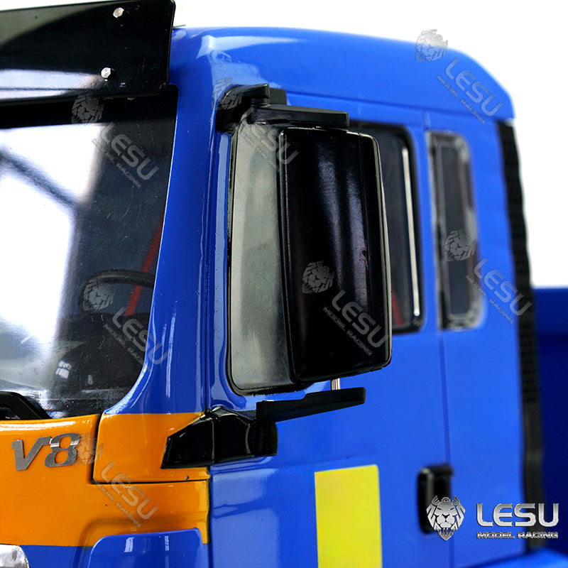 LESU 1/14 TGS Three-way RC Dumper Remote Controlled Truck Hydraulic Hobby Model Lights Sound ESC Cab 3Speed Gearbox