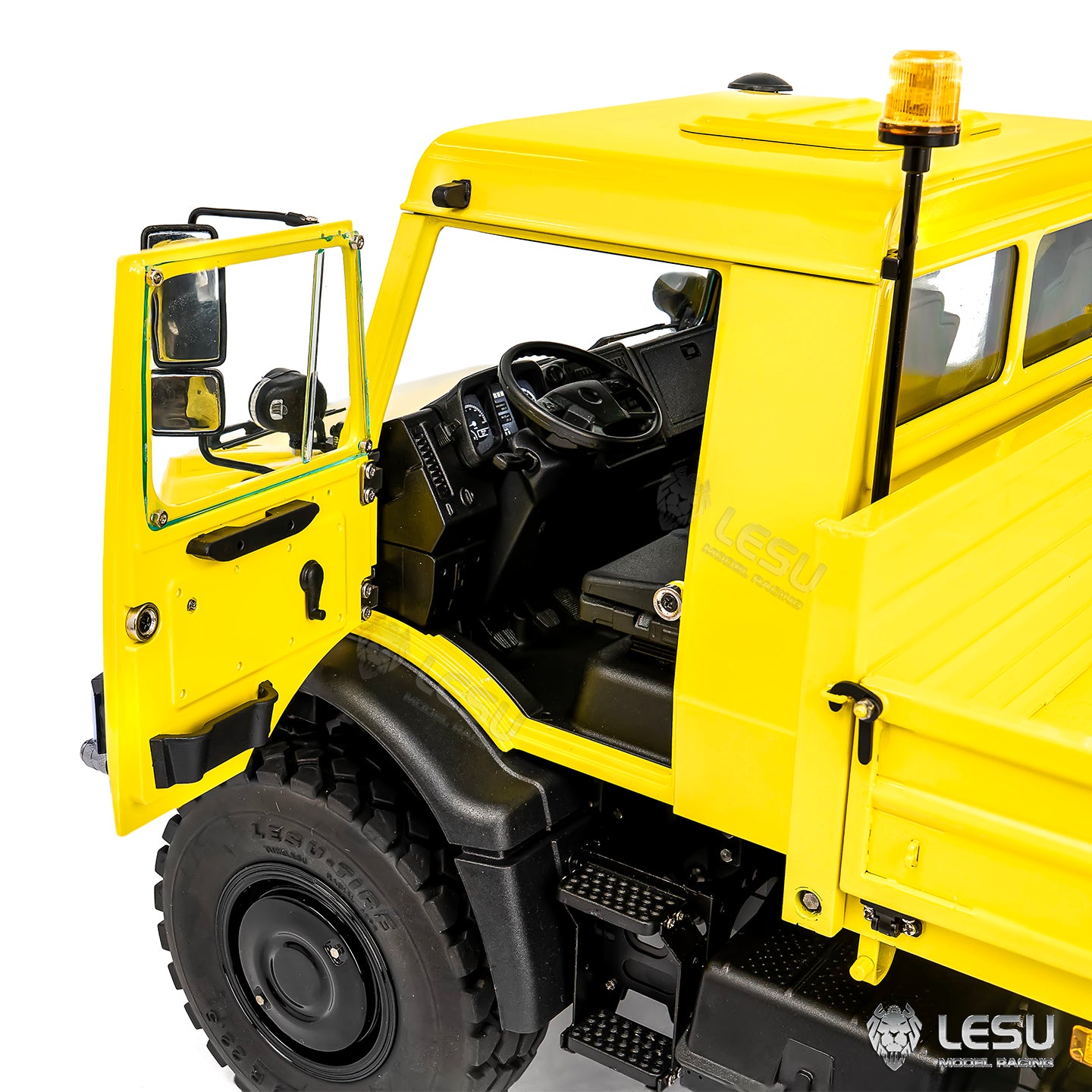 RTR LESU U4023 MT44023 1/14 Metal Hydraulic RC Off Road Car ATV Light Truck Model Light Sound System Axle Lock Flysky PL18EVLite