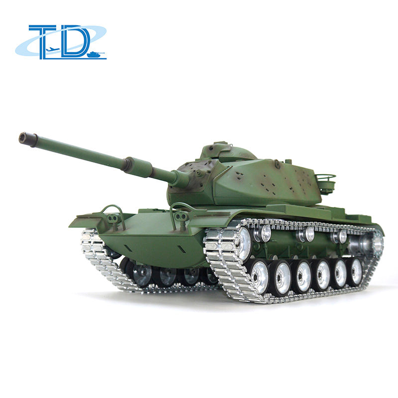 TD Model 1/16 RC Tank M60A3 USA Remote Control Battle Panzer Hobby Model Simulation Military Vehicle with Sound Smoke