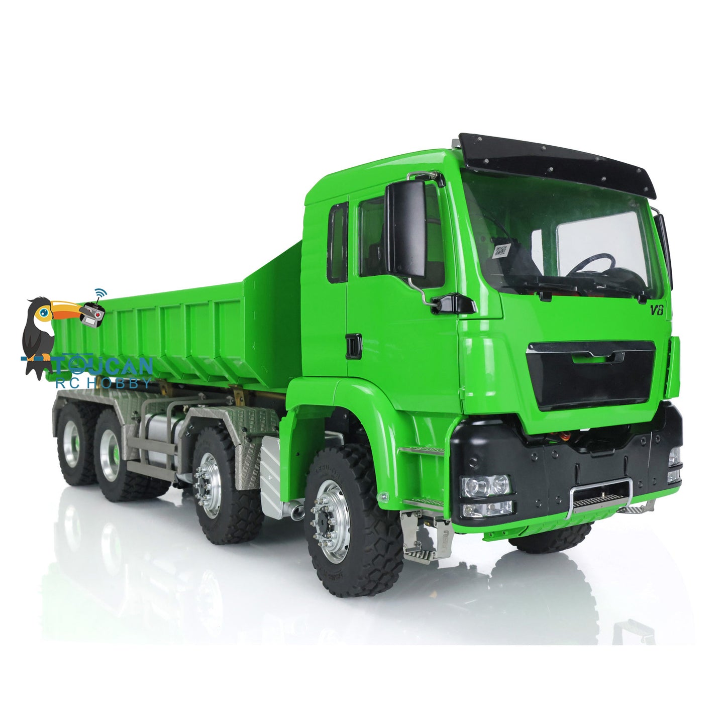 1/14 LESU Hydraulic RC Roll On/Off Dump Truck 8x8 Metal RTR Full Dumper Lorry Vehicle