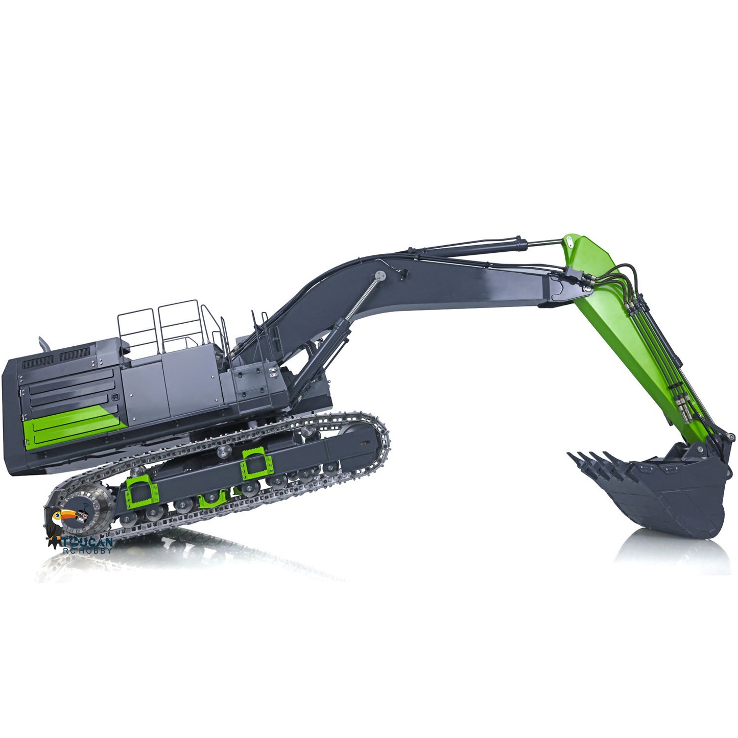 Metal LESU 1/14 Hydraulic RC Heavy Excavator C374F Remote Control Digger Engineering Vehicle Paladin PL18EV LITE Smoke 6CH Valve Quick Coupler