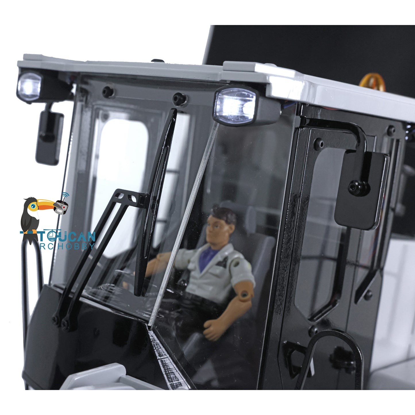 US Stock Metal 1/14 Hydraulic RC WA470 Loader Model Electric Car ESC Motor Servo Lights Charger Ready to Run Construction