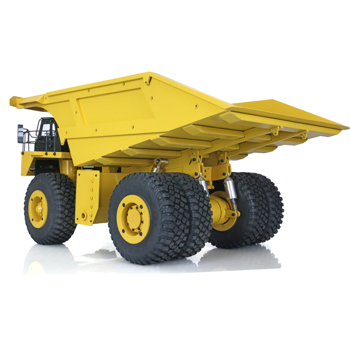 1/20 793D Metal Hydraulic RC Mine Truck Remote Controlled Heavy-duty Dumper Model Car I6X Radio Lights 61*38*30cm