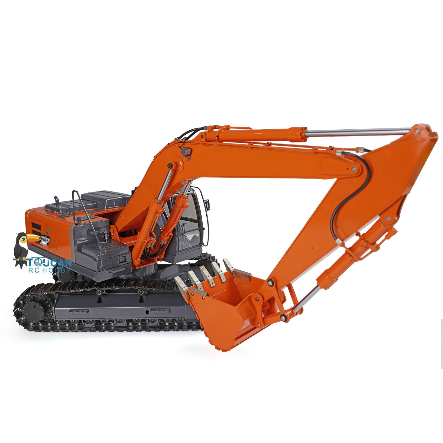 HITACHI 360 DIM-H3 1/12 Metal Hydraulic RC Excavator RTR Light System Motor ESC 3-way Median Oil Return Assembled and Painted