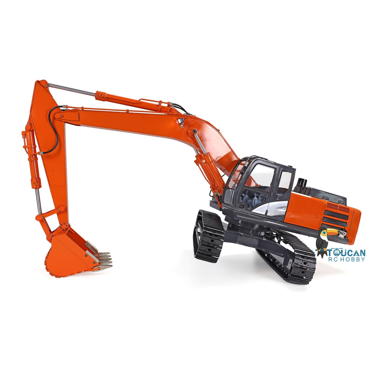 HITACHI 360 DIM-H3 1/12 Metal Hydraulic RC Excavator RTR Light System Motor ESC 3-way Median Oil Return Assembled and Painted