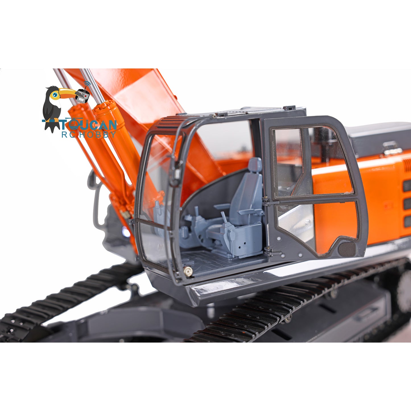 HITACHI 360 DIM-H3 1/12 Metal Hydraulic RC Excavator RTR Light System Motor ESC 3-way Median Oil Return Assembled and Painted