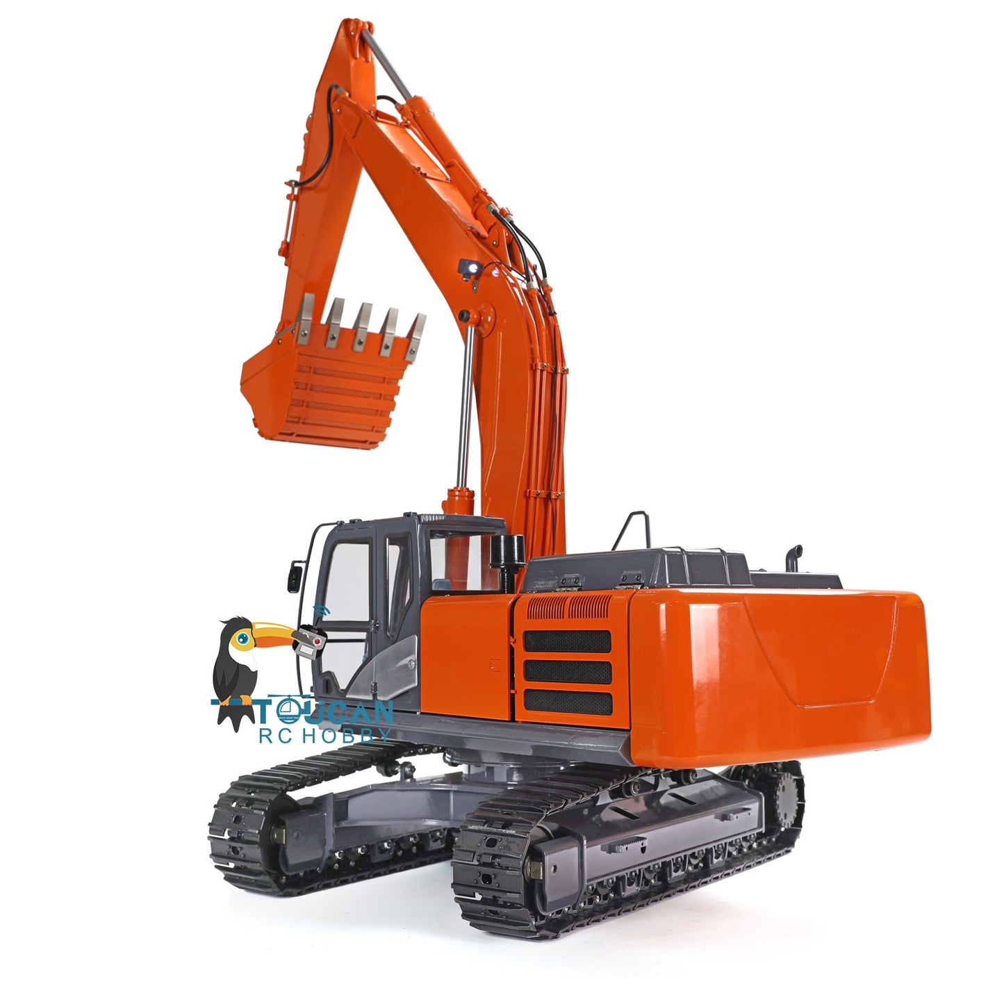 HITACHI 360 DIM-H3 1/12 Metal Hydraulic RC Excavator RTR Light System Motor ESC 3-way Median Oil Return Assembled and Painted