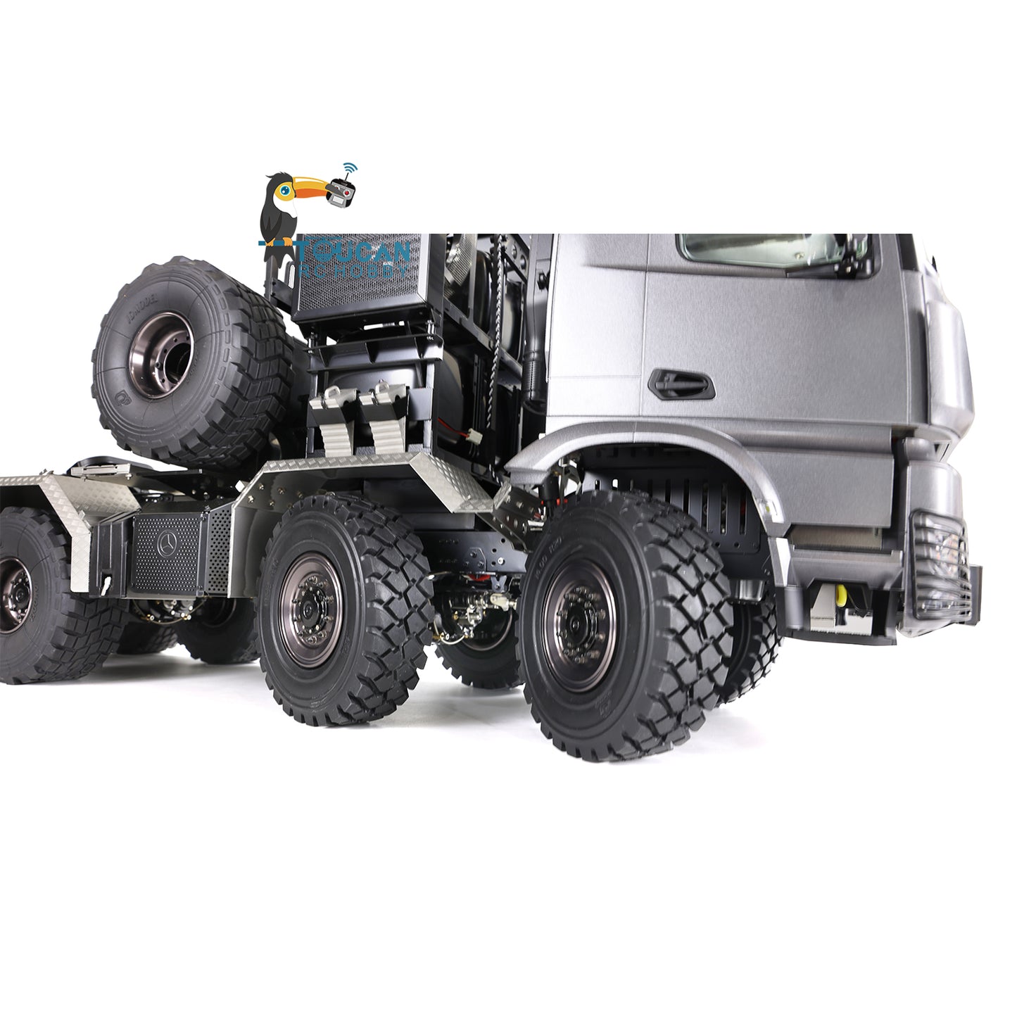 JDModel 1/14 JDM-189 Metal 8x8 Off-Road RC Tractor Remote Controlled Truck Diff Lock Servo ESC Motor 3-speed Transmission