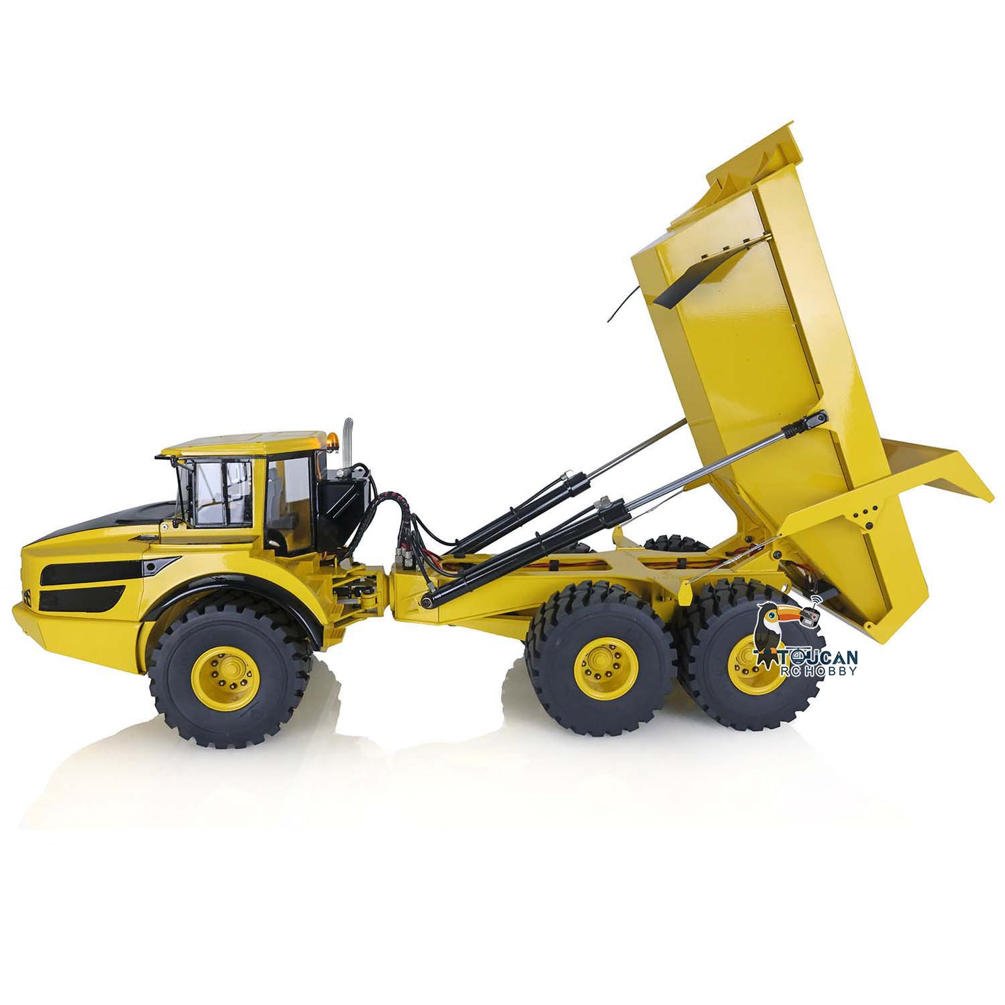 Fast Shipping 1/14 6*6 Metal Hydraulic Lifting RC Articulated Truck Dumper Tipper RTR MODEL