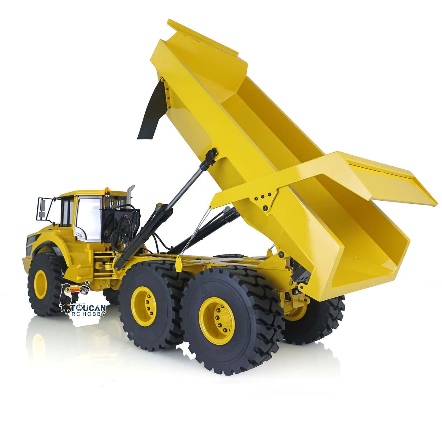 Fast Shipping 1/14 6*6 Metal Hydraulic Lifting RC Articulated Truck Dumper Tipper RTR MODEL