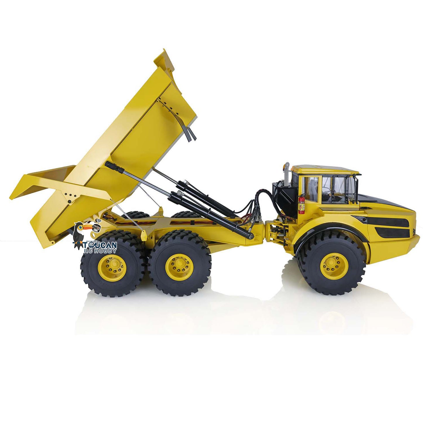 Fast Shipping 1/14 6*6 Metal Hydraulic Lifting RC Articulated Truck Dumper Tipper RTR MODEL