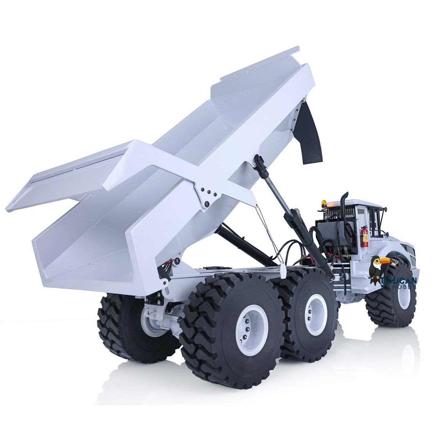 1/14 6*6 Metal Hydraulic Lifting RC Articulated Truck Radio Control Dumper Tipper RTR Model Optional Color Flysky i6S ESC Motor