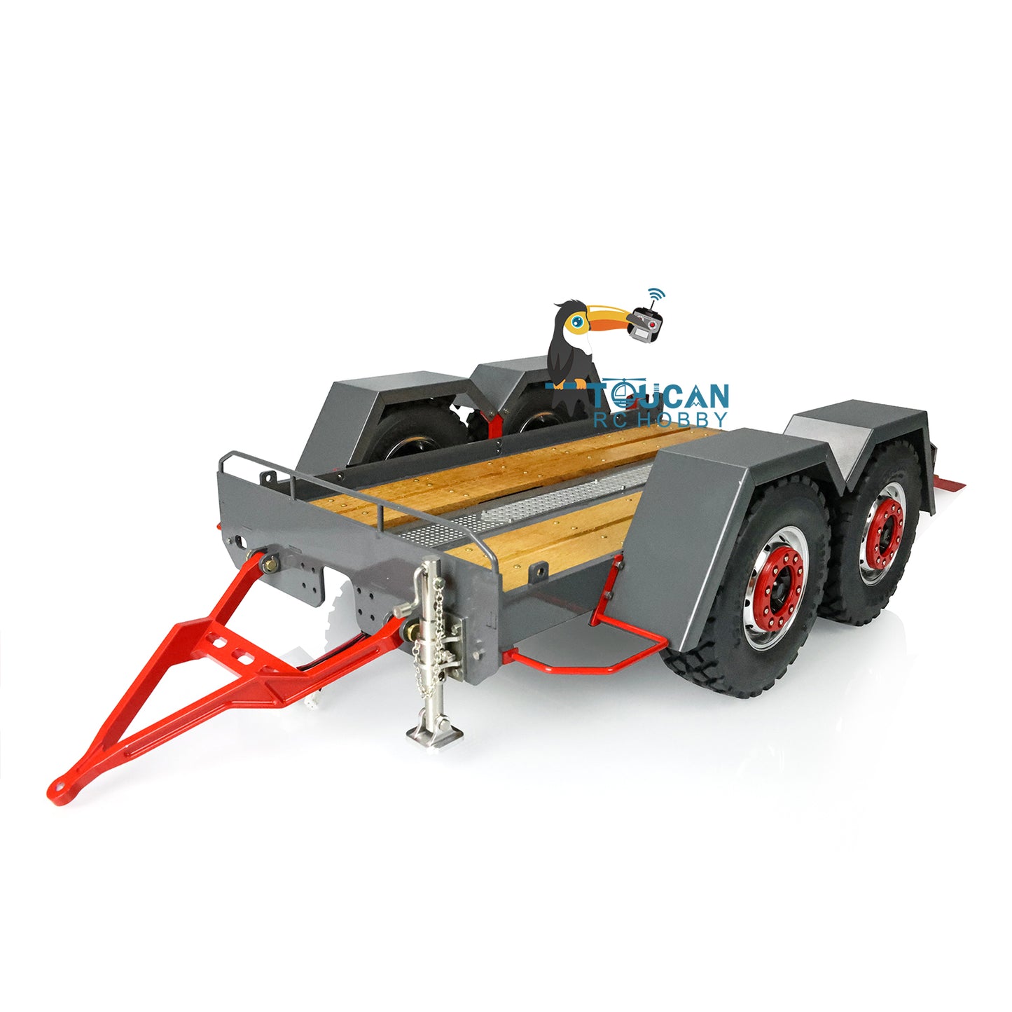 LESU 1/14 Metal Brush Cleaner Sweeper Bucket Shovel Ripper Gripper Fork Trailer Hay Clamp for RC Hydraulic Skid Steer Loaders