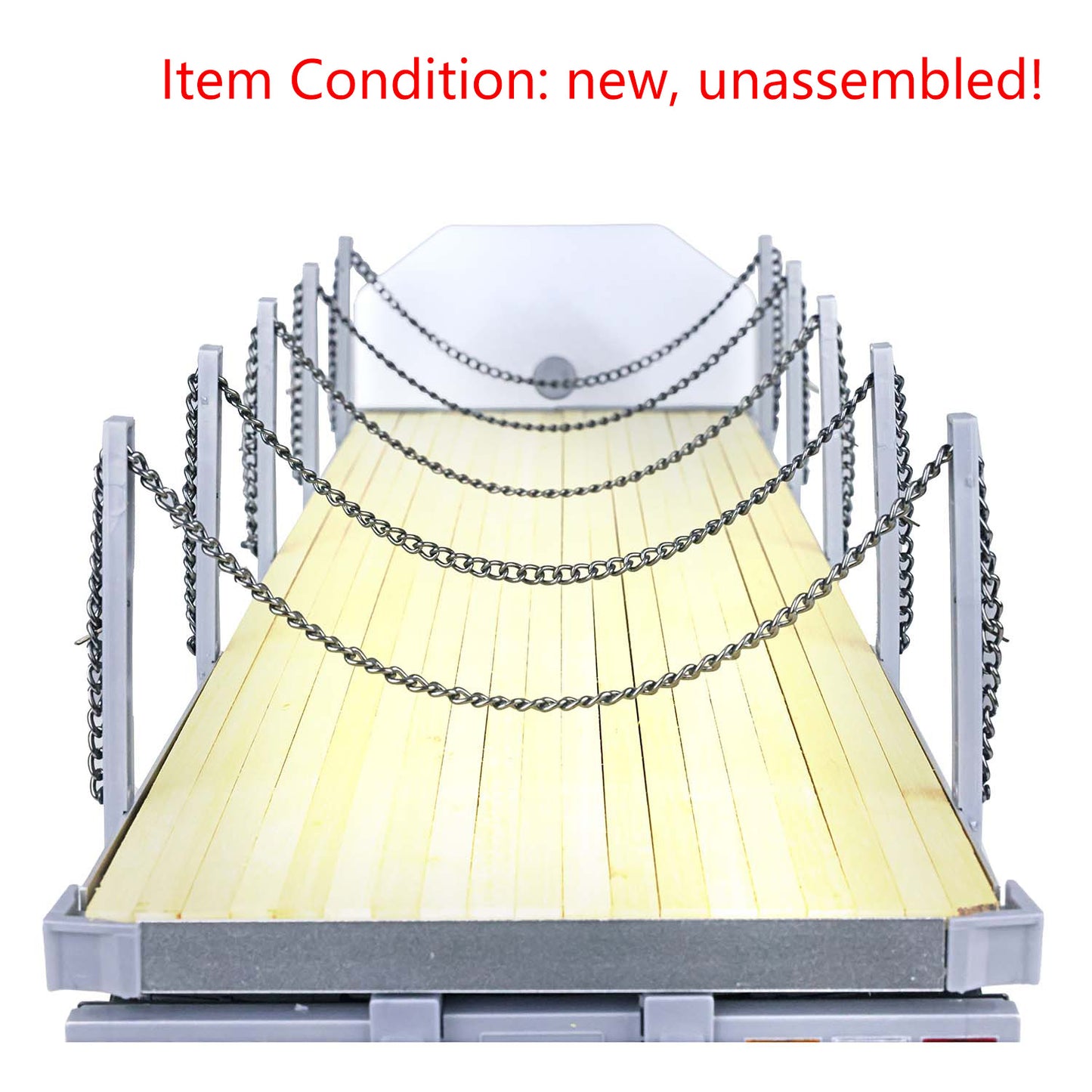 Fast Shipping TOUCAN 1/14 2Axle RC Tractor Flatbed Semi Trailer Truck for DIY TAMIYA Model