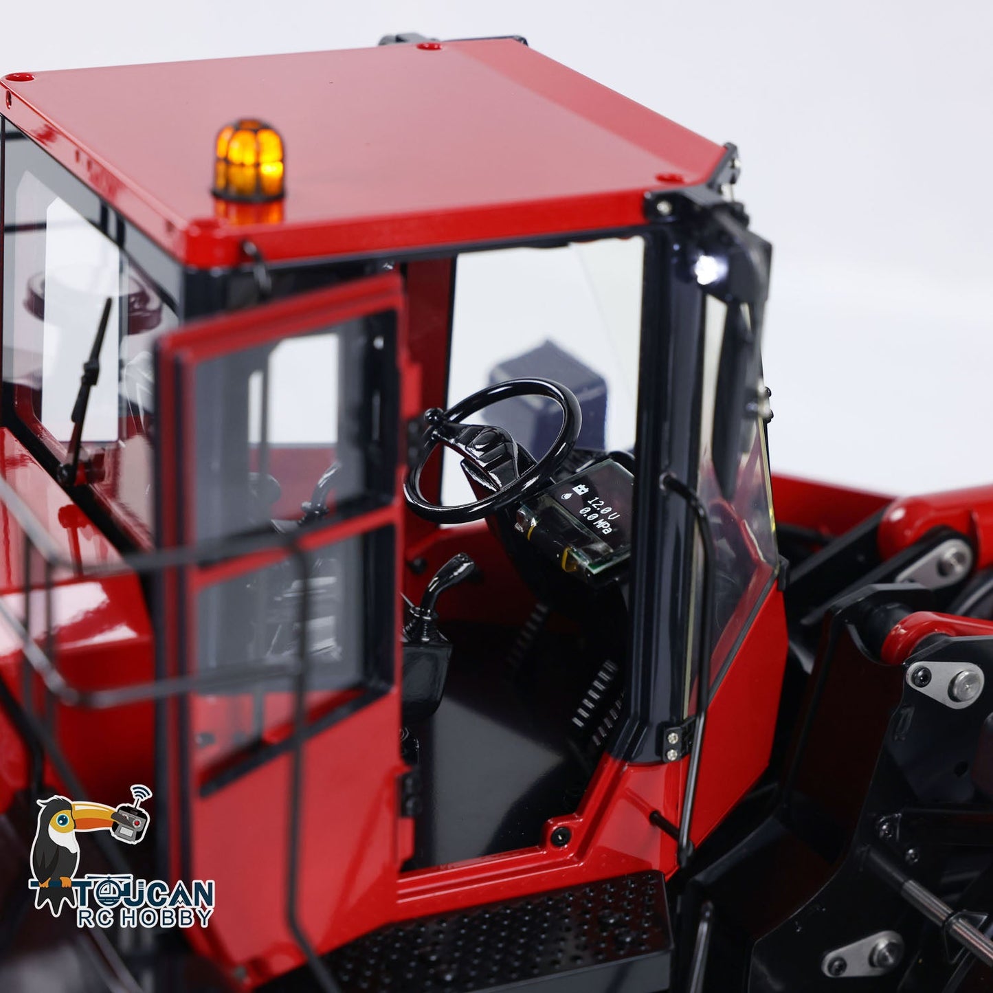 Metal 1/14 RC Hydraulic Loader WA480 Heavy Construction Machine Differential Lock Axles Quick Coupler Fork Light Sound ST8